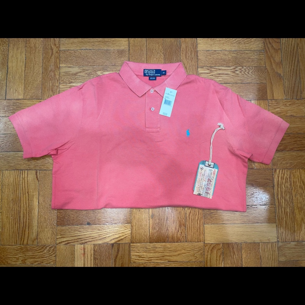 Ralph Lauren Mens Red Ombré Polo